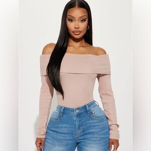 Off the shoulder bodysuit